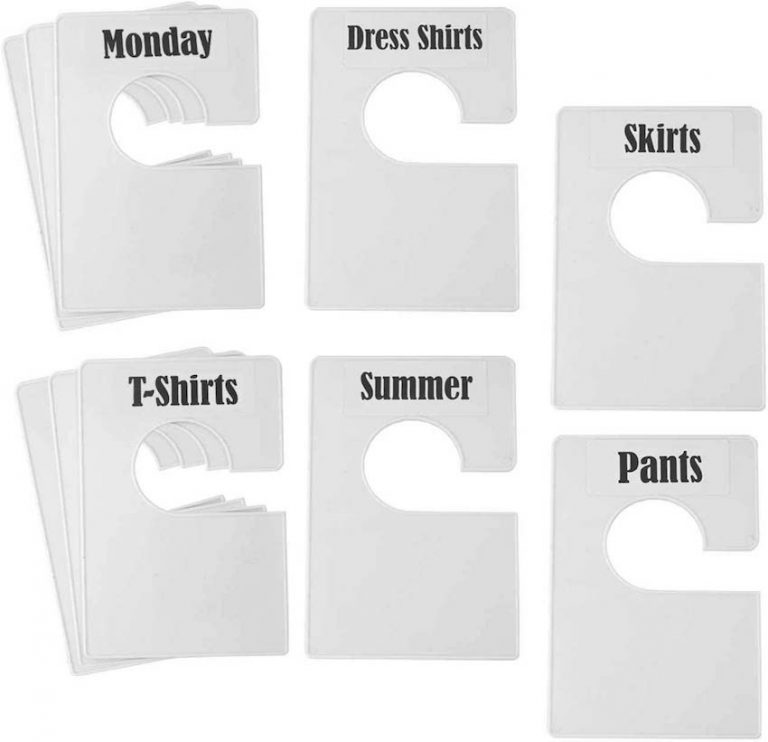 Wardrobe clothes dividers Simplify Stuff
